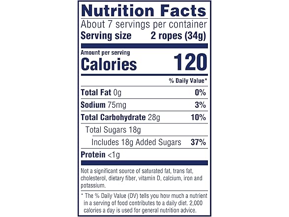 1PK SweeTARTS Ropes, Candy, Twisted Rainbow Punch