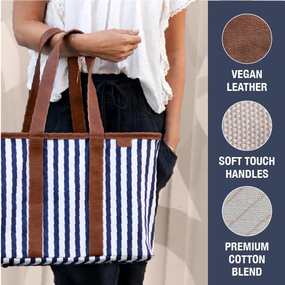 CleverMade Collapsible LUXE Tote, - 30L (8 Gal) - Gallery 9