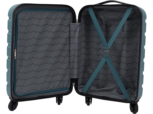 Travelers Club Harper Luggage, Hydro, 22-Inch Carry-On