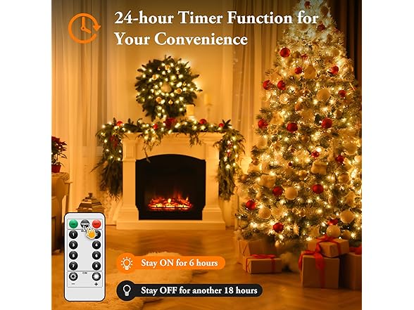 Lakumu B0FBRD4H71 Warm White String Lights