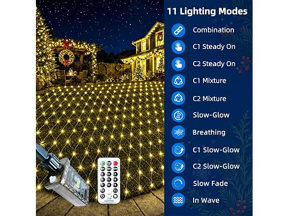 Forlivese Christmas Net Lights