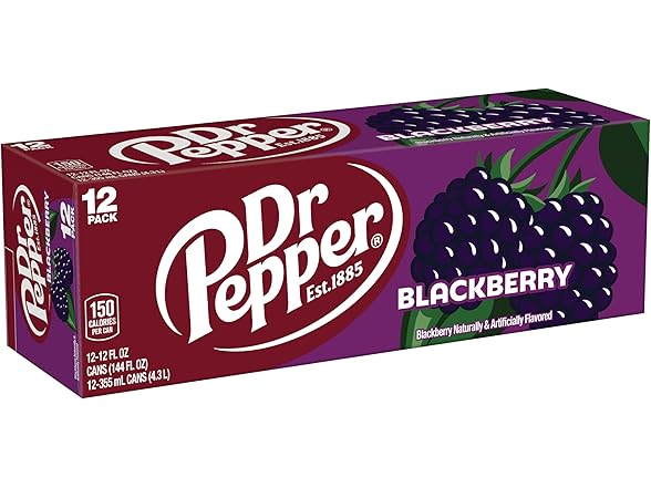 Dr. Pepper Blackberry 12oz 12pk
