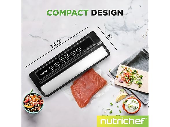 NutriChef Vacuum Sealer & Starter Kit