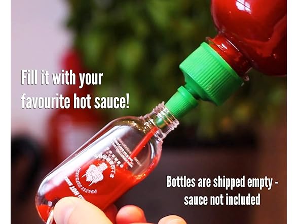 3PK Pocket Sriracha Mini Sriracha Hot Sauce Keyring