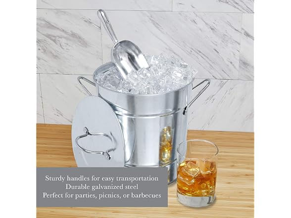 Twine Insulated Ice Bucket with Lid