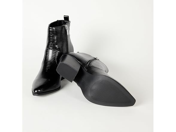 The Drop Women's Sia Pointed Toe Western Ankle Boot
