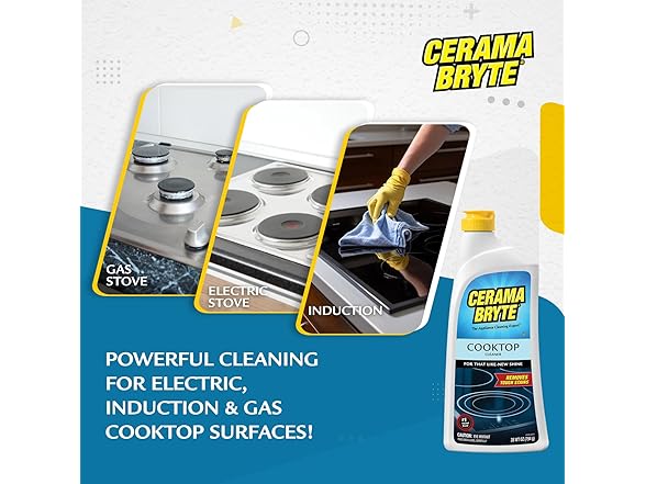 Cerdá Cerama Bryte Removes Tough Stains Cooktop