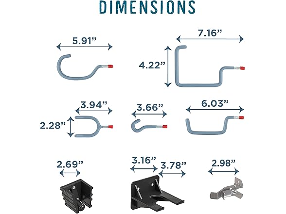National Hardware N900-006 Garage Organization Hardware Kit