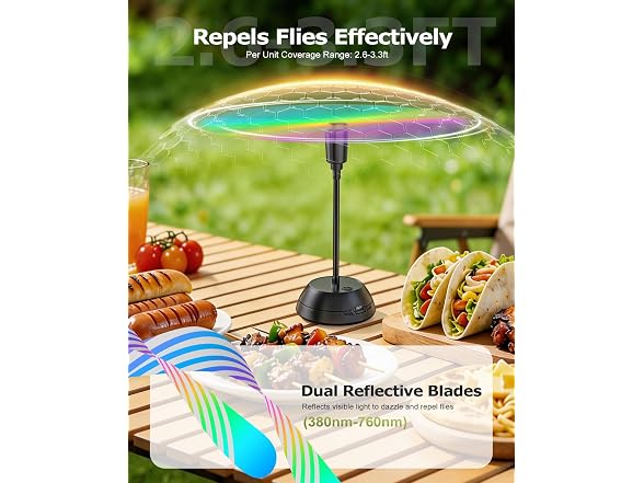 Edvision Rechargeable Table Fly Fan