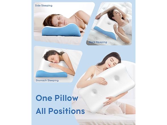 Tskuiqi Cervical Pillow for Neck Pain