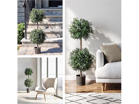 National Tree Company 46" Artificial Boxwood Topiary Tree