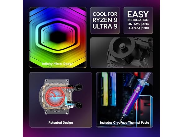 Cooler Master 360 Core II AIO Liquid CPU Cooler