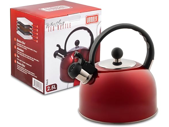 Venoly Whistling Tea Kettle (2.5 Liter)