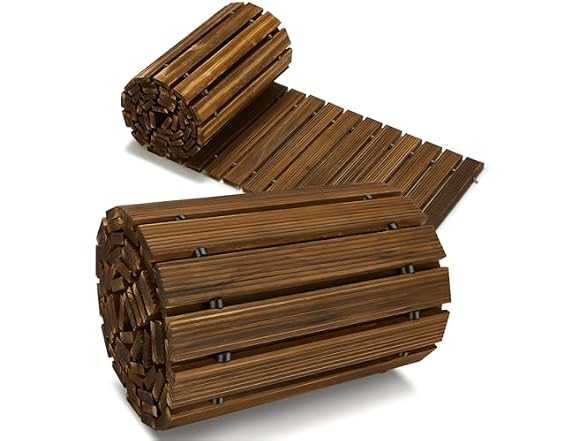 Coperat 12FT Wooden Garden Pathway