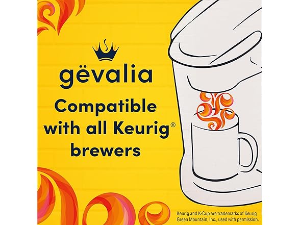 10CT Gevalia Signature Blend Decaf Mild Roast KCup