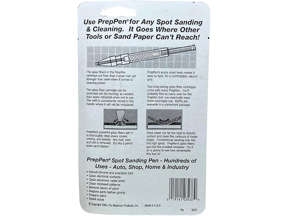 Spot Sanding Pen and Paint Chip Repair Tool