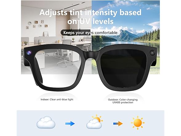 AI Smart Glasses | 8MP Camera | AI Translation