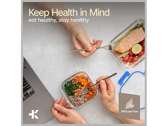 Bakken Borosilicate Glass Food Storage Containers with Lids 24 Pieces