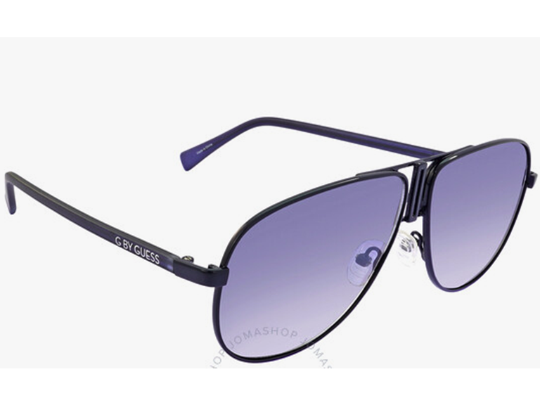 Guess Unisex GG2148 Sunglasses Silver Tone - Gallery 4