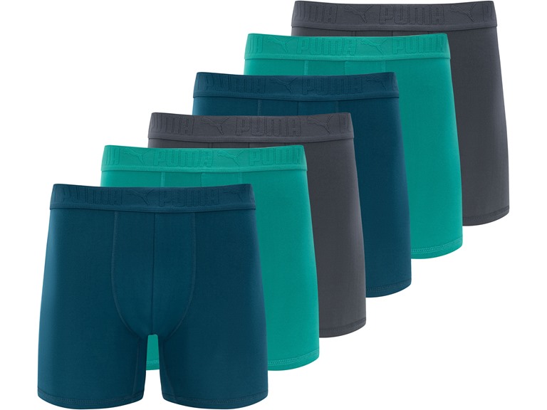 PUMA Men's Ultra Soft 6-Pack Boxer Briefs