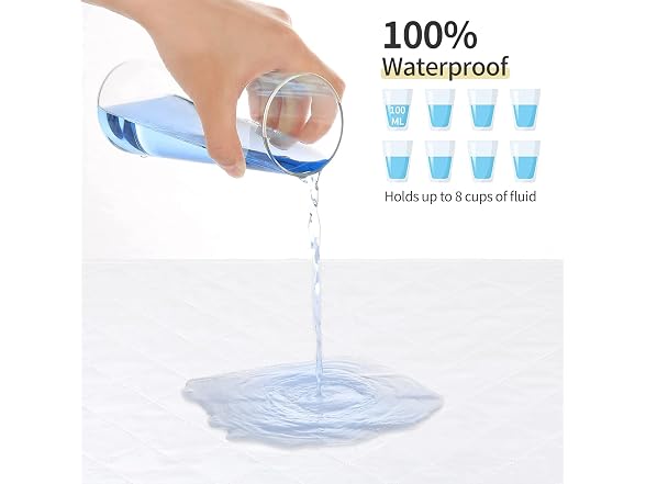 Reusable Waterproof Bed Pads Washable
