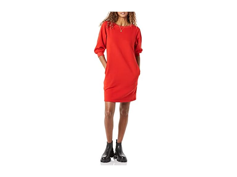Amazon Essentials Women French Terry Blouson Dress - Gallery 10