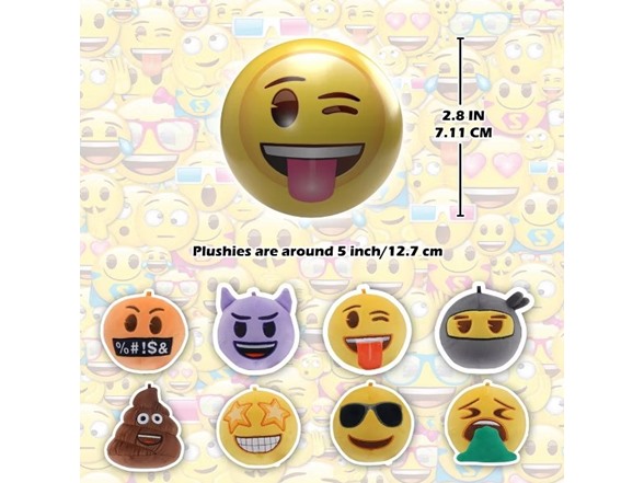 Miraball Surprise Plush - Emoji 4PK