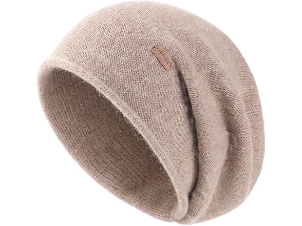 FURTALK Slouchy Beanie-Mixed Brown
