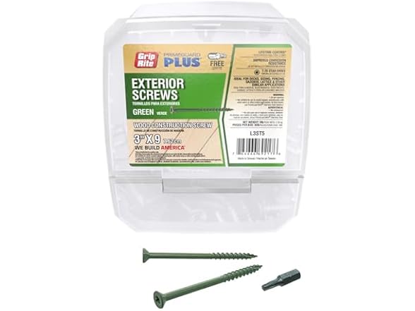 Grip-Rite Grip Rite L3ST5 3-inch by 9 Green T-25