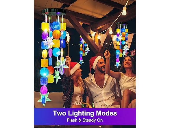 MERRIMAX M Solar Wind Chimes