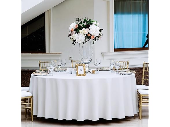 10 Pack 120 Inch Round Tablecloth