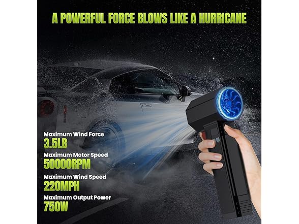 Oversize Turbo Dryer Blower for Car