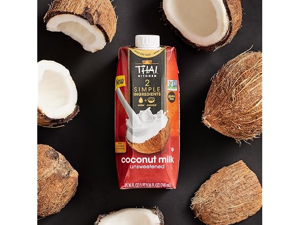 Thai Kitchen Unsweetened Coconut Milk 6 Pack
