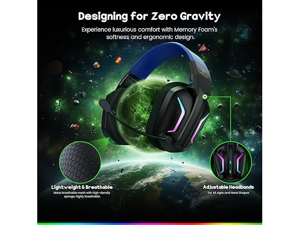 WESEARY Gaming Headset with Mic