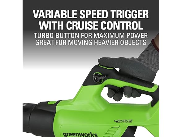 Greenworks Cordless Axial Leaf Blower