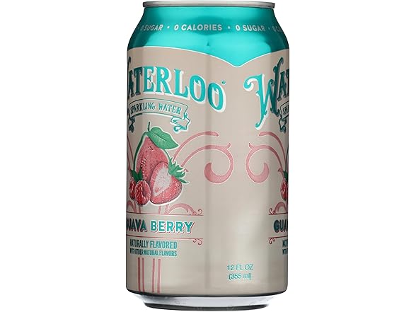 1CT Waterloo Sparkling Water Guava Berry 12 oz