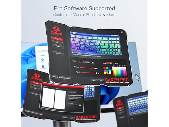 Redragon K656 PRO Wireless RGB Gaming Keyboard
