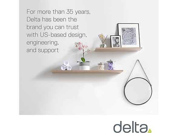 Delta Cycle & Home Wall Mounted Floating Shelves, 2Pk