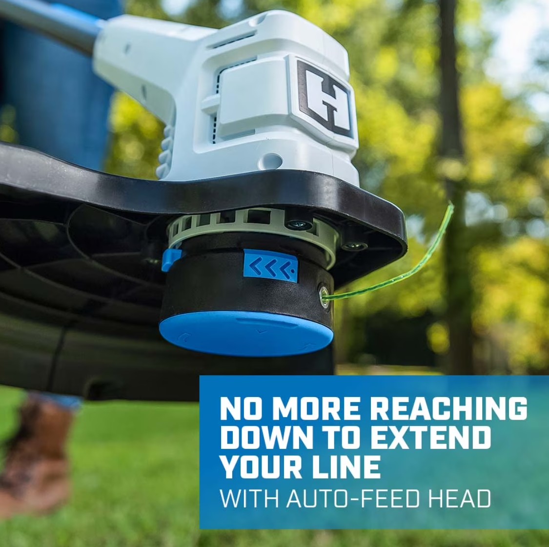 HART 20V Cordless 13" String Trimmer Kit, (1) 2.0 Ah Lithium-Ion Battery - Gallery 18