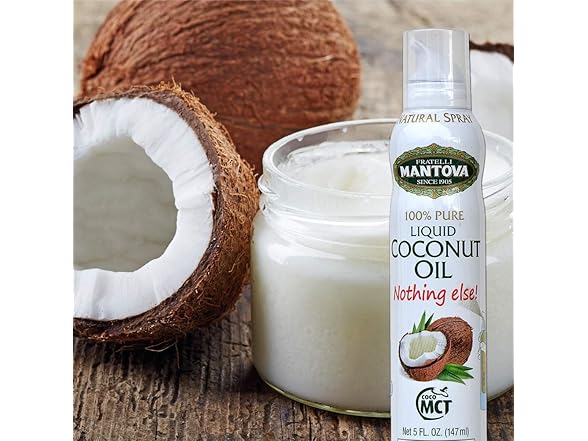 Mantova Coconut Oil, 100% Pure Cooking Oil Spray