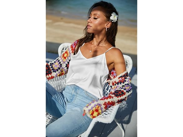 Ekouaer Women (XS) Adjustable Spaghetti Camisole