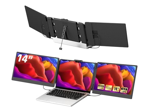 Laptop Screen Extender – 14" Portable Monitor for Laptop
