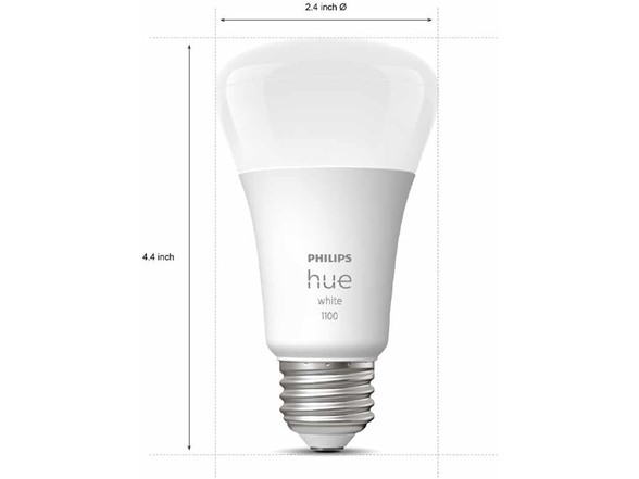 Philips Hue A19 LED Smart Bulbs, 4 Pack
