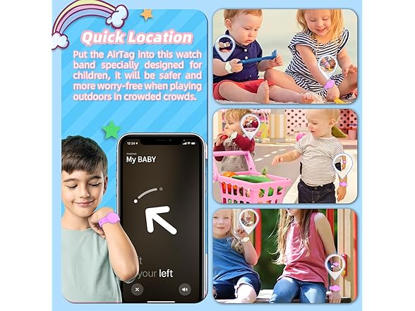 WOFRO [4 Pack] Waterproof AirTag Holder