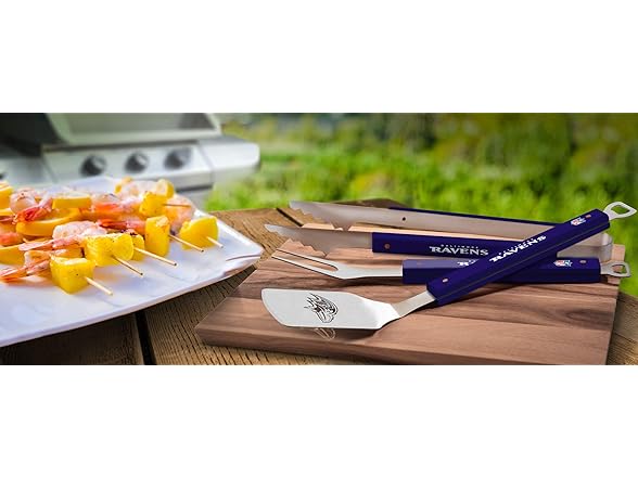 BALTIMORE RAVENS 3Piece BBQ Set