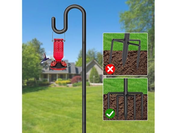 Gientan Shepherds Hooks for Outdoor
