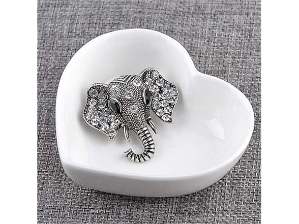 QKAIFRYSUG Elephant Brooch Pin Retro Cry