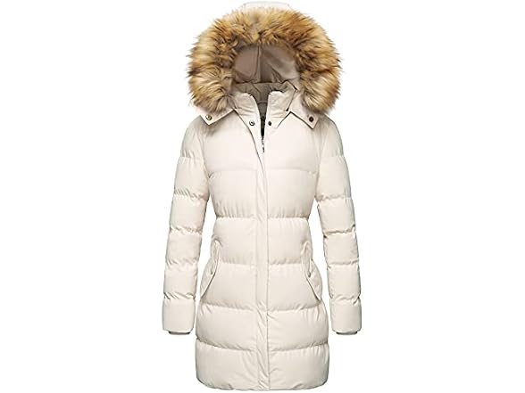 WenVen Women (S) Winter Thicken Puffer Coat Jacket