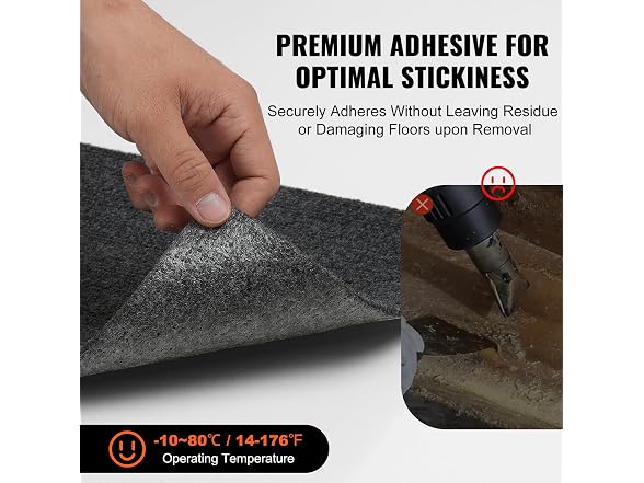 Carpet Tiles Peel and Stick, 12” x 12” Squares