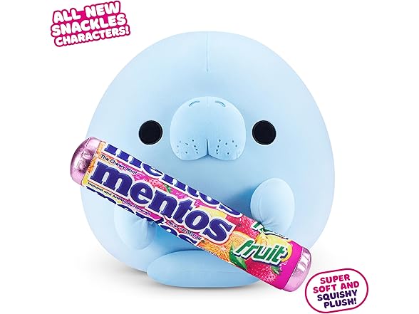 Snackles Series 2 14" Sea Cow&Mentos Fruit